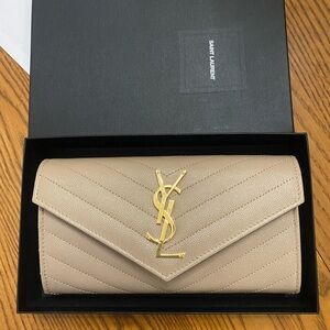 NWT authentic YSL wallet